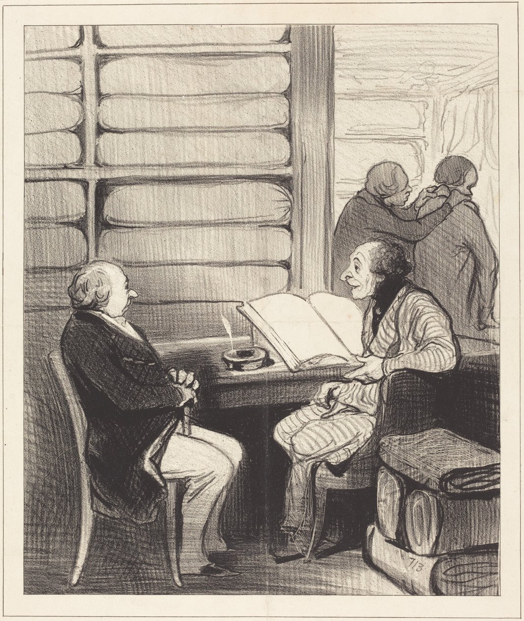 Yes, my dear Mr. Badoulard, I am going... by Honoré Daumier