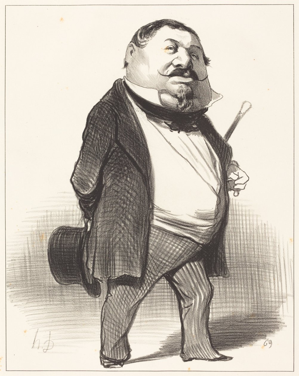 Prince Lucien Murat by Honoré Daumier