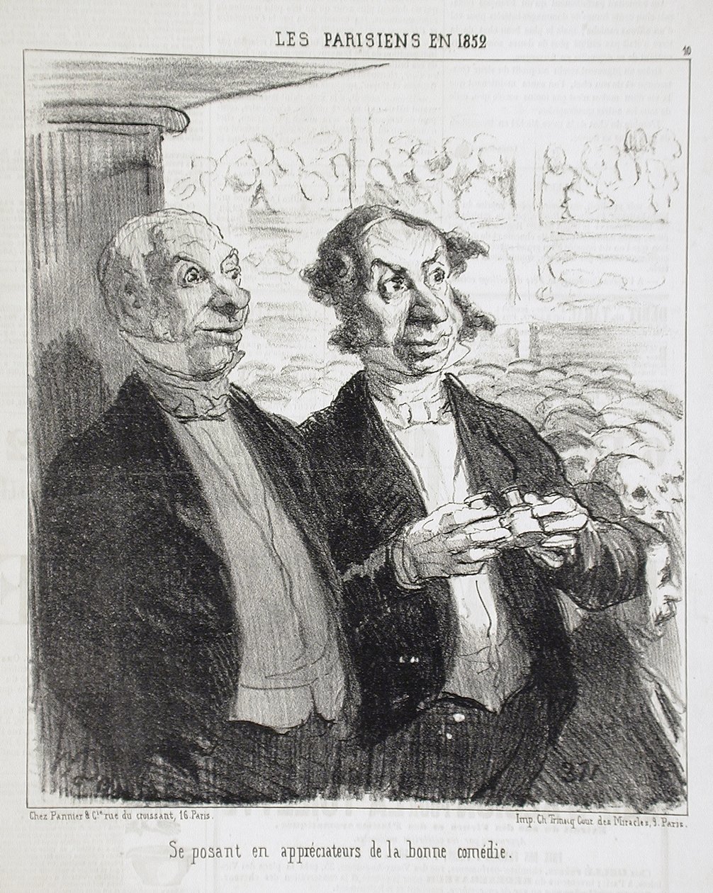 Posing as Appraisers by Honoré Daumier
