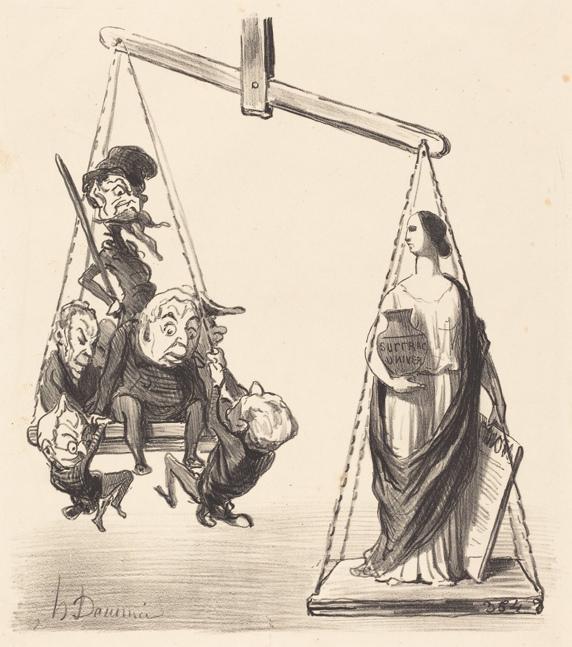 Universal Suffrage by Honoré Daumier