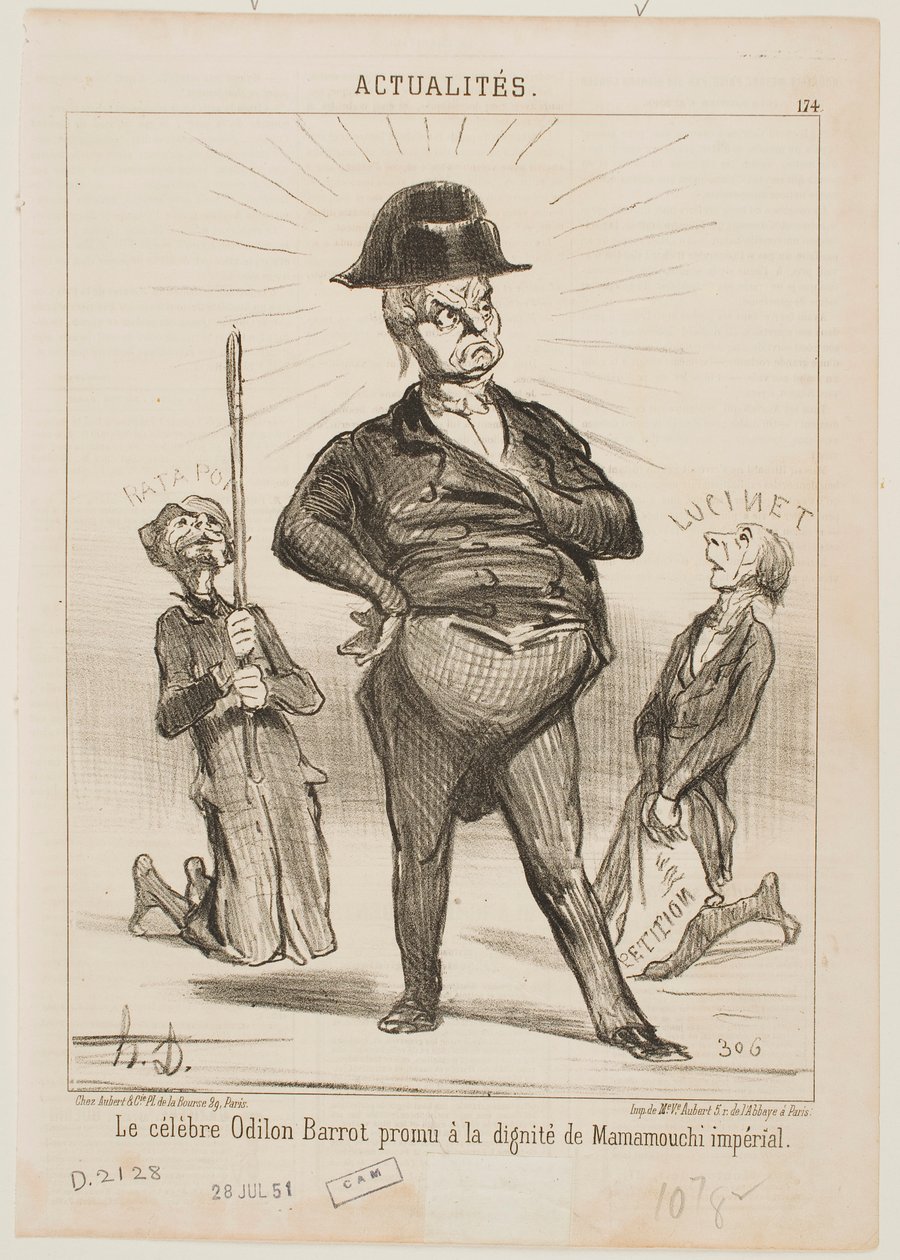The Celebrated Odilon Barrot by Honoré Daumier