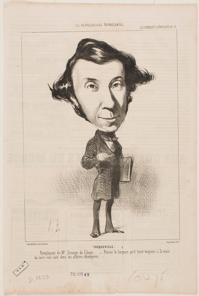Tocqueville by Honoré Daumier