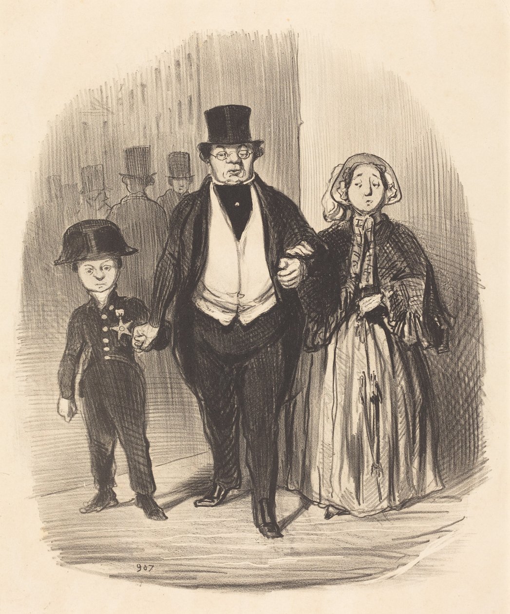 A Young Man Who is the Hope... of the Badinguet Family by Honoré Daumier