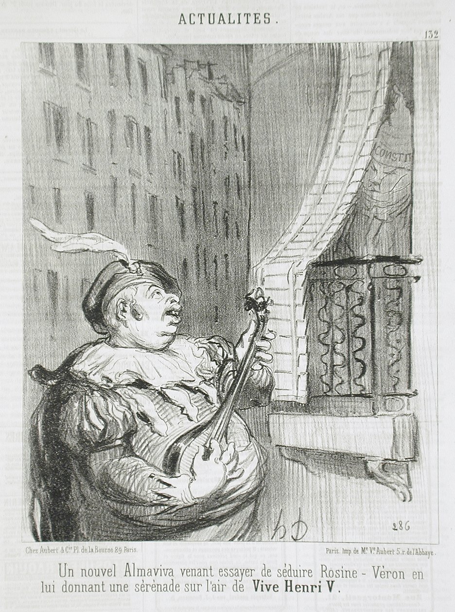 A New Almaviva... by Honoré Daumier