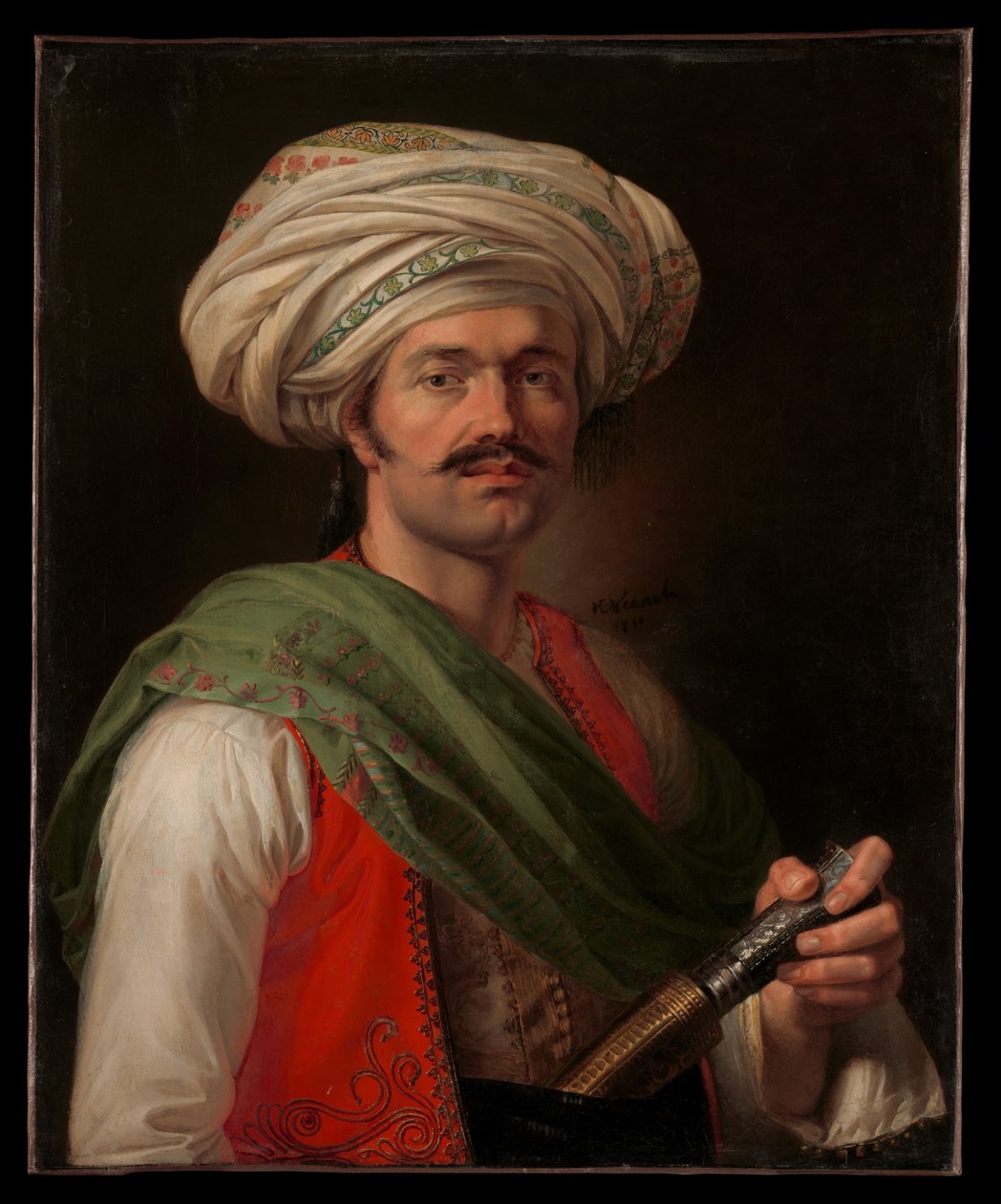 Roustam Raza by Emile Jean Horace Vernet