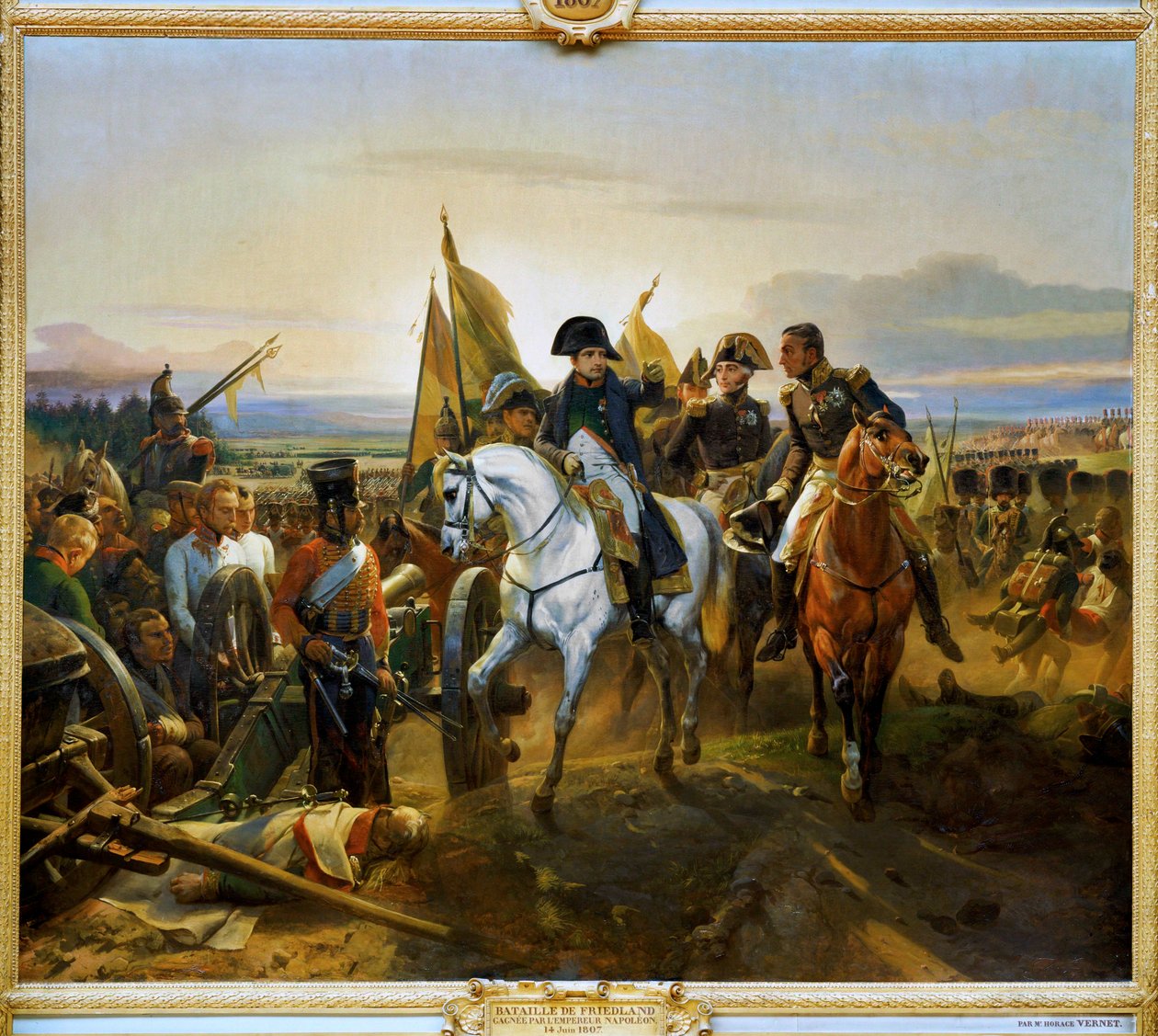 Battle of Friedland Won by Emperor Napoleon I, June 14, 1807 by Horace (after) Vernet