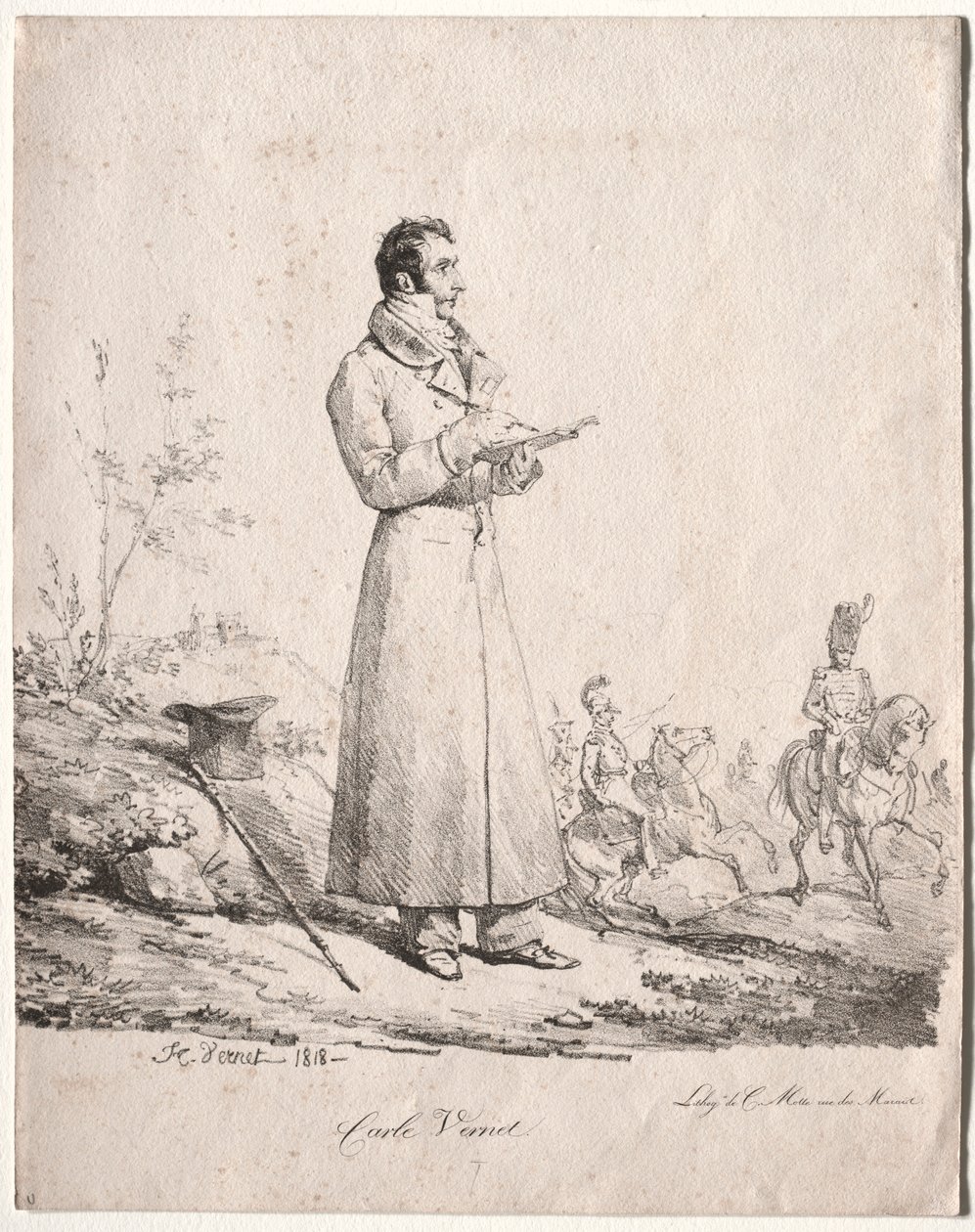 Antoine Charles Horace Vernet, called Carle by Emile Jean Horace Vernet