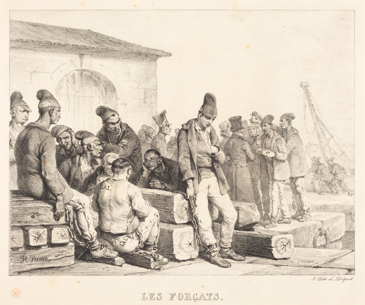 The Convicts by Horace Vernet