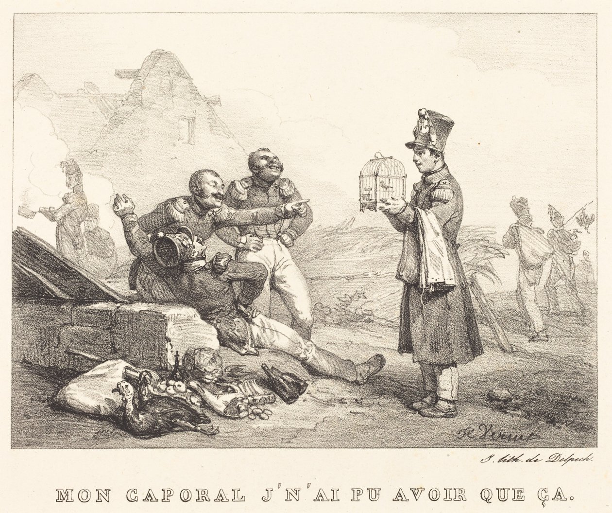 My Corporal, I Could Only Have That by Horace Vernet