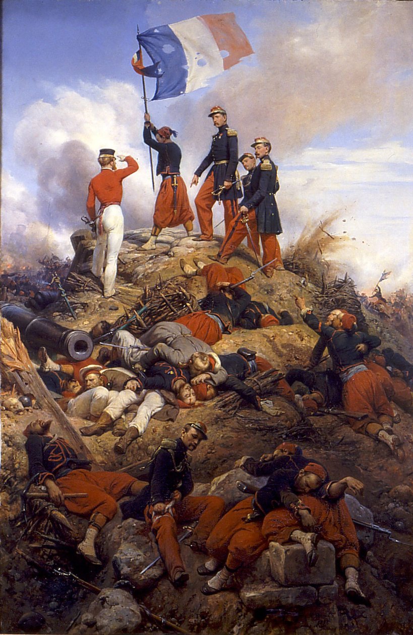 The Taking of the Malakoff Redoubt by Horace Vernet