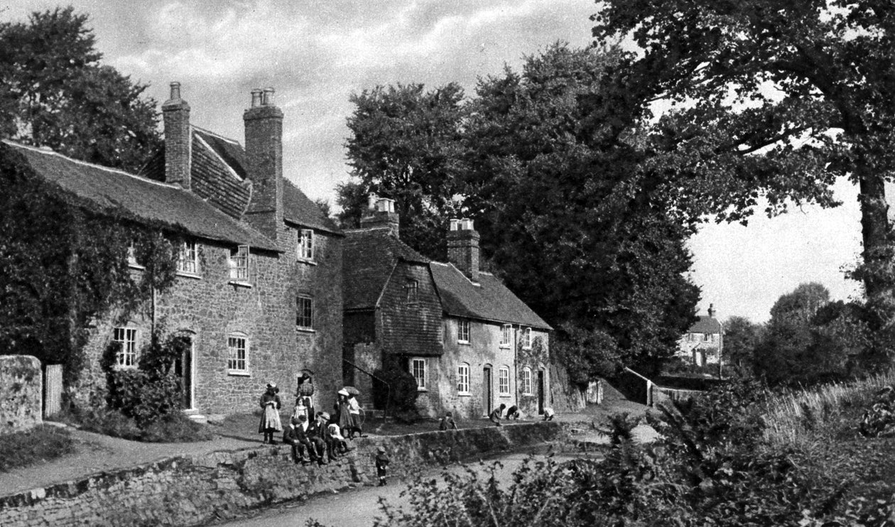 The Swan Inn, Fittleworth, Sussex, c1922 by Horace Walter Nicholls