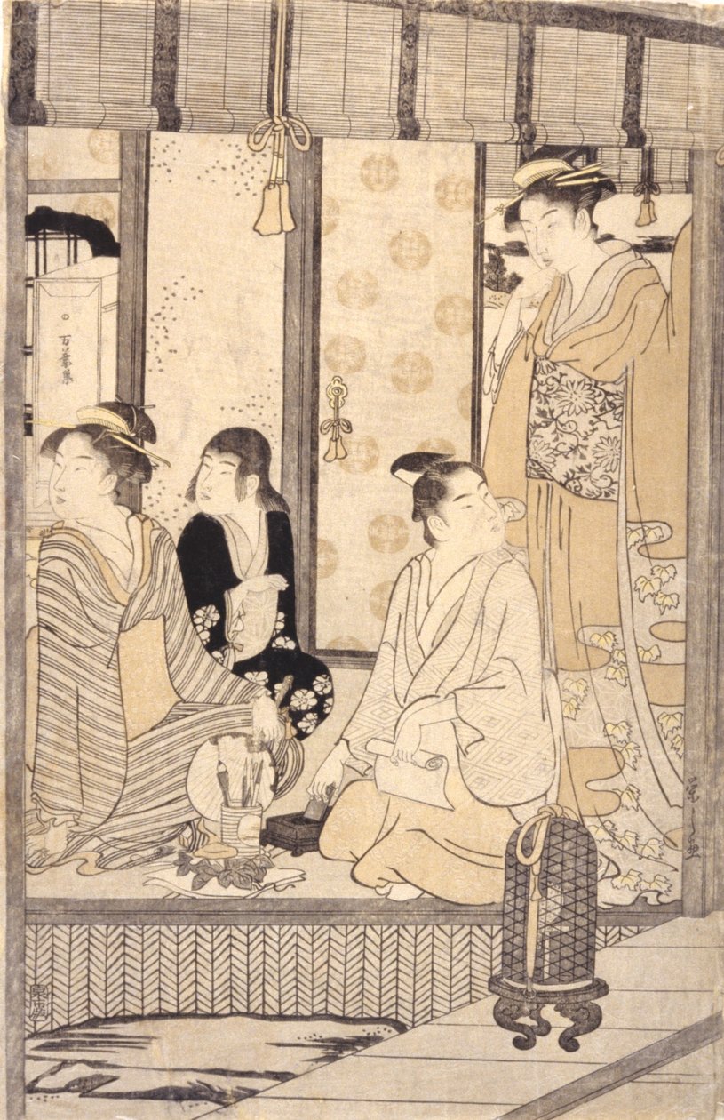 Morning Glory (Asago) by Hosoda Eishi