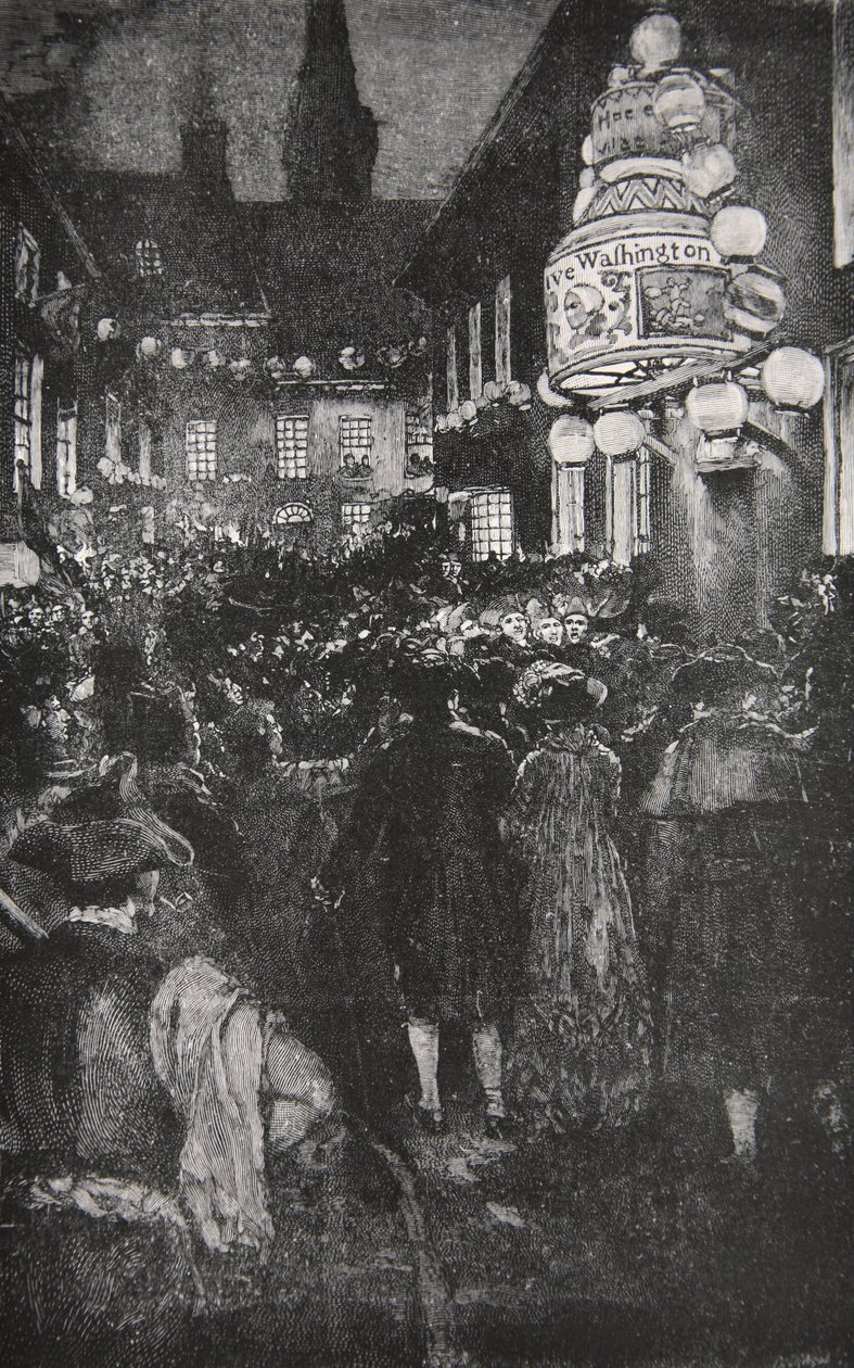 Celebration on the Night of the Inauguration by Howard Pyle