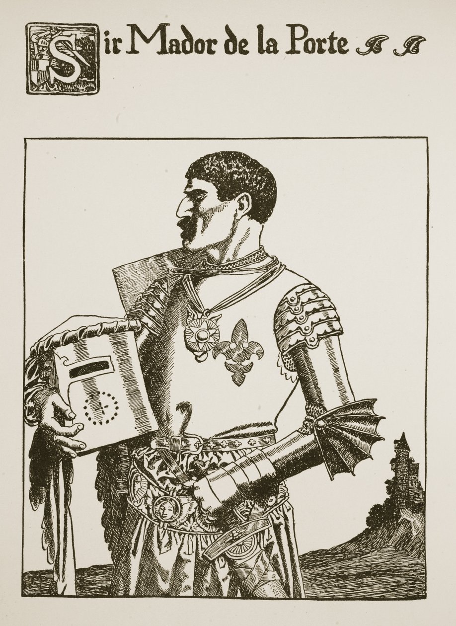 Sir Mador de la Porte, illustration from 