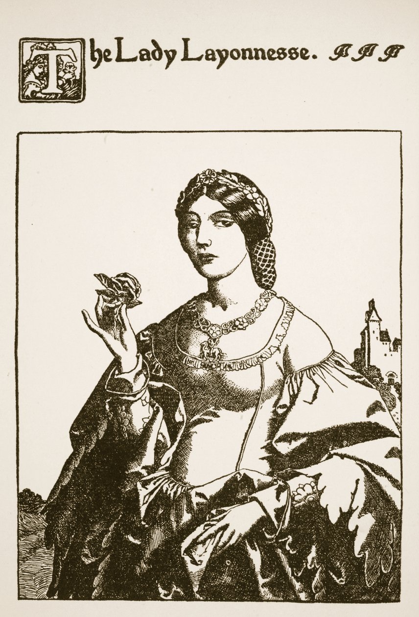 The Lady Layonnesse, illustration from 