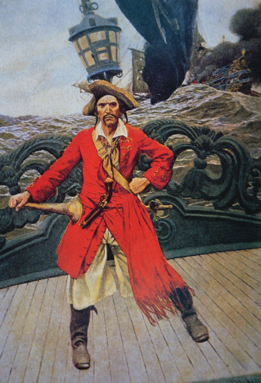 A Pirate Chief by Howard (after) Pyle