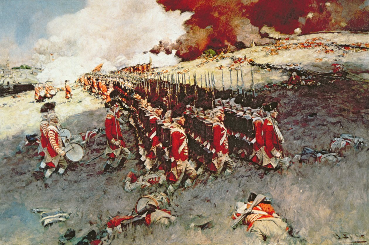 Battle of Bunker Hill by Howard (after) Pyle