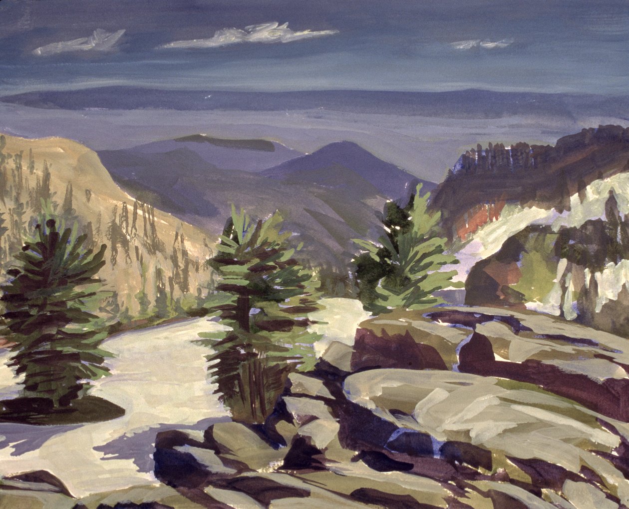 Mountain Vista, at Lassen Volcanic National Park by Howard Ganz