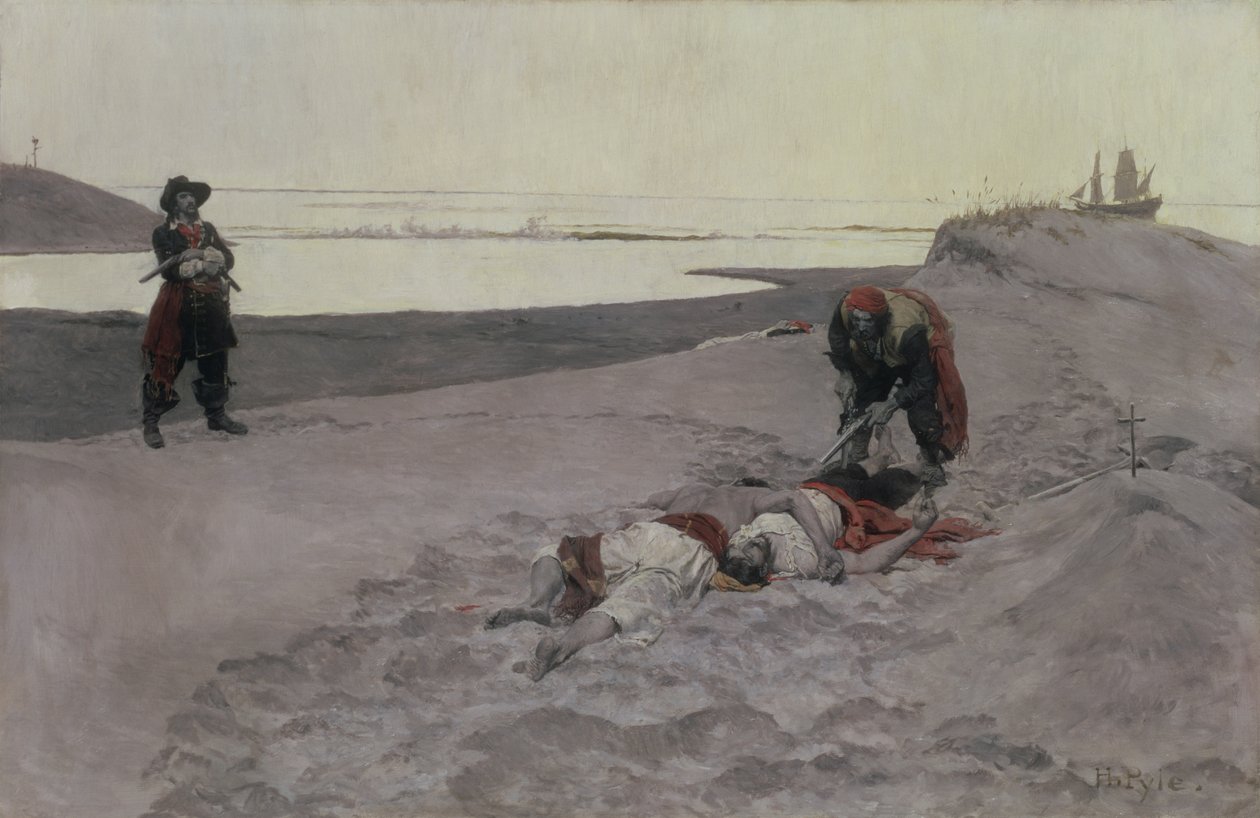 Dead men tell no tales, 1899 by Howard Pyle