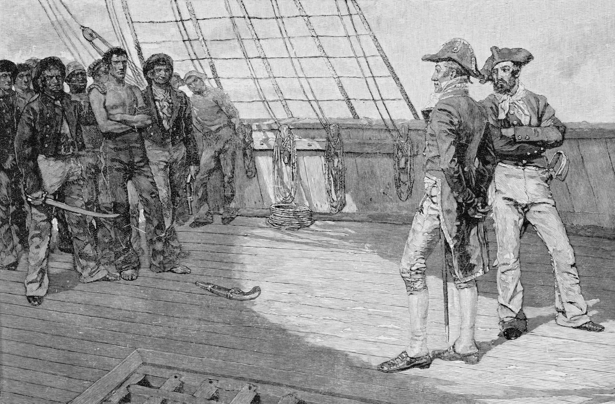 Impressment of American Seamen, Illustration from 