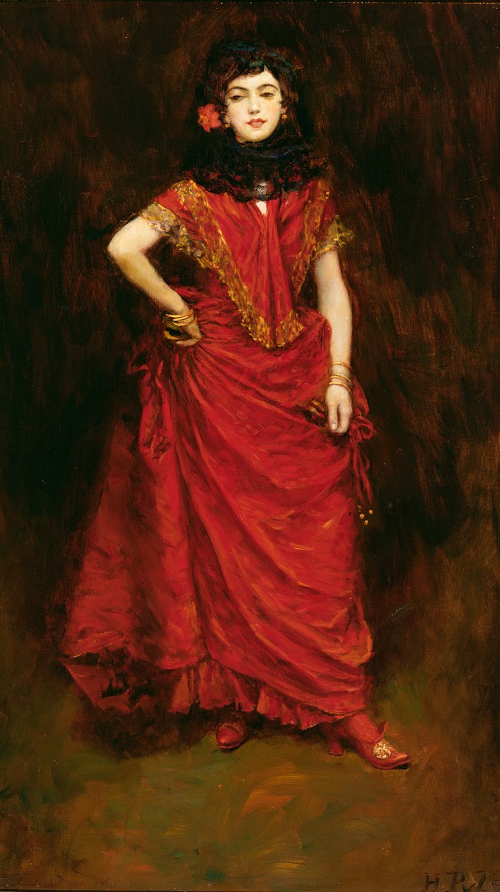The Dancer (book illustration) by Howard Pyle