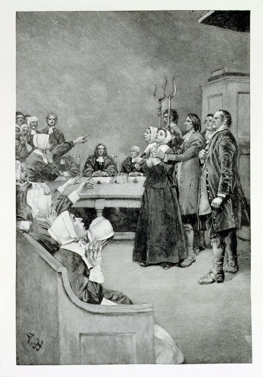 The Trial of a Witch, illustration from 