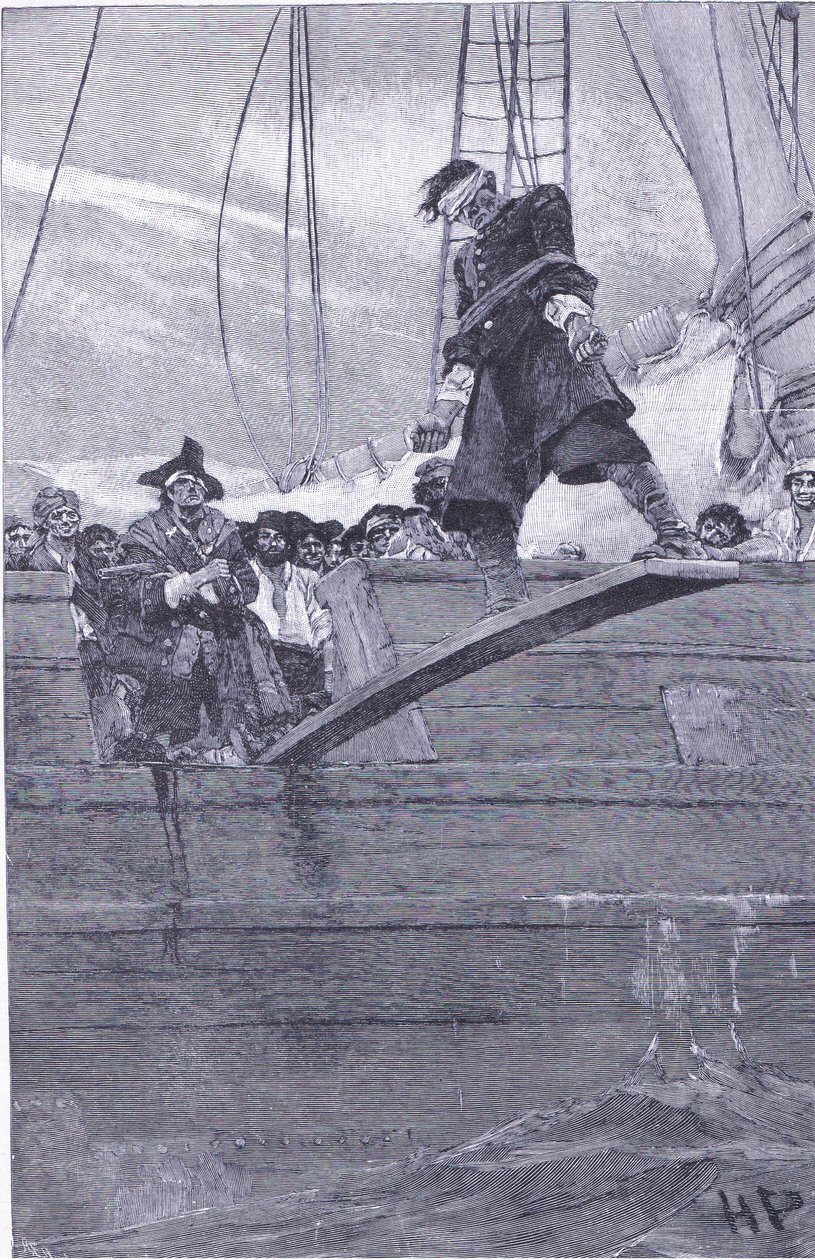 Walking the plank by Howard Pyle