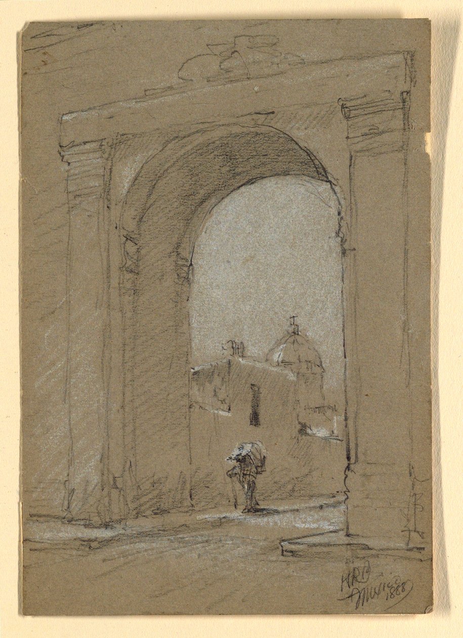 A Town Gate in Mexico, 1888 by Howard Russell Butler