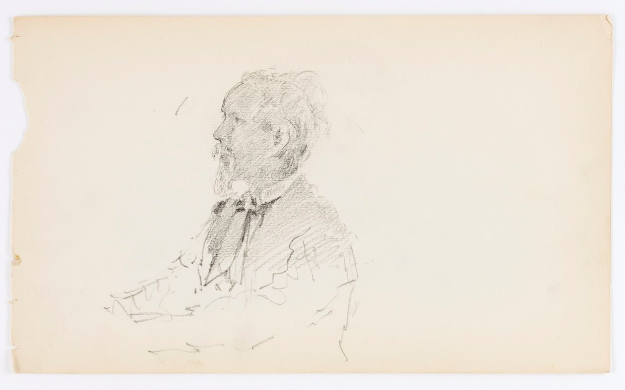 Untitled (Head of Bearded Man) by Howard Russell Butler