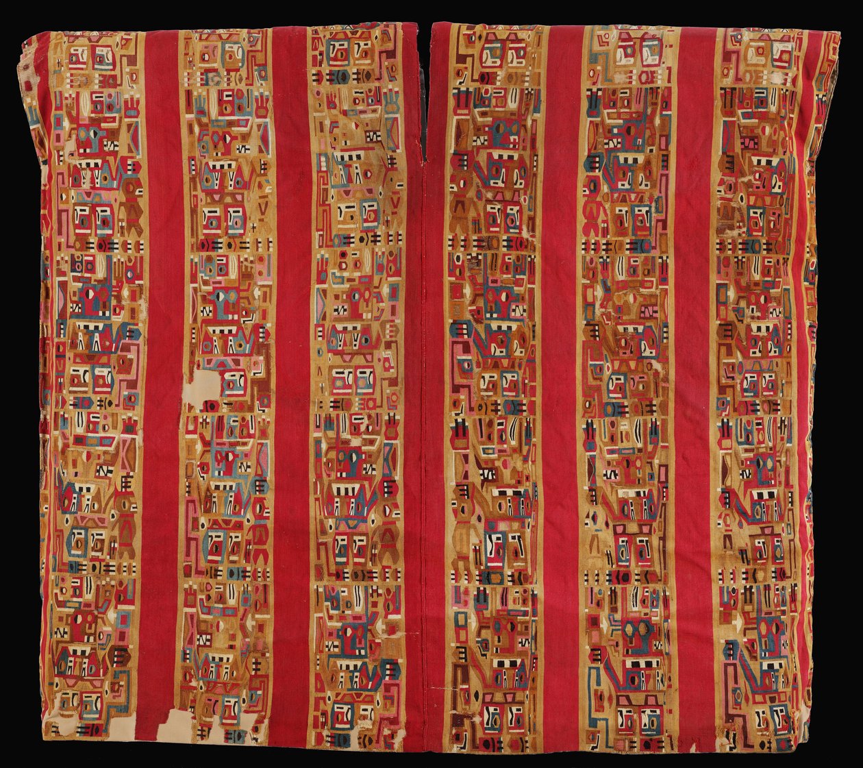 Unku with Designs of Stylized Figures by Nasca Huari style