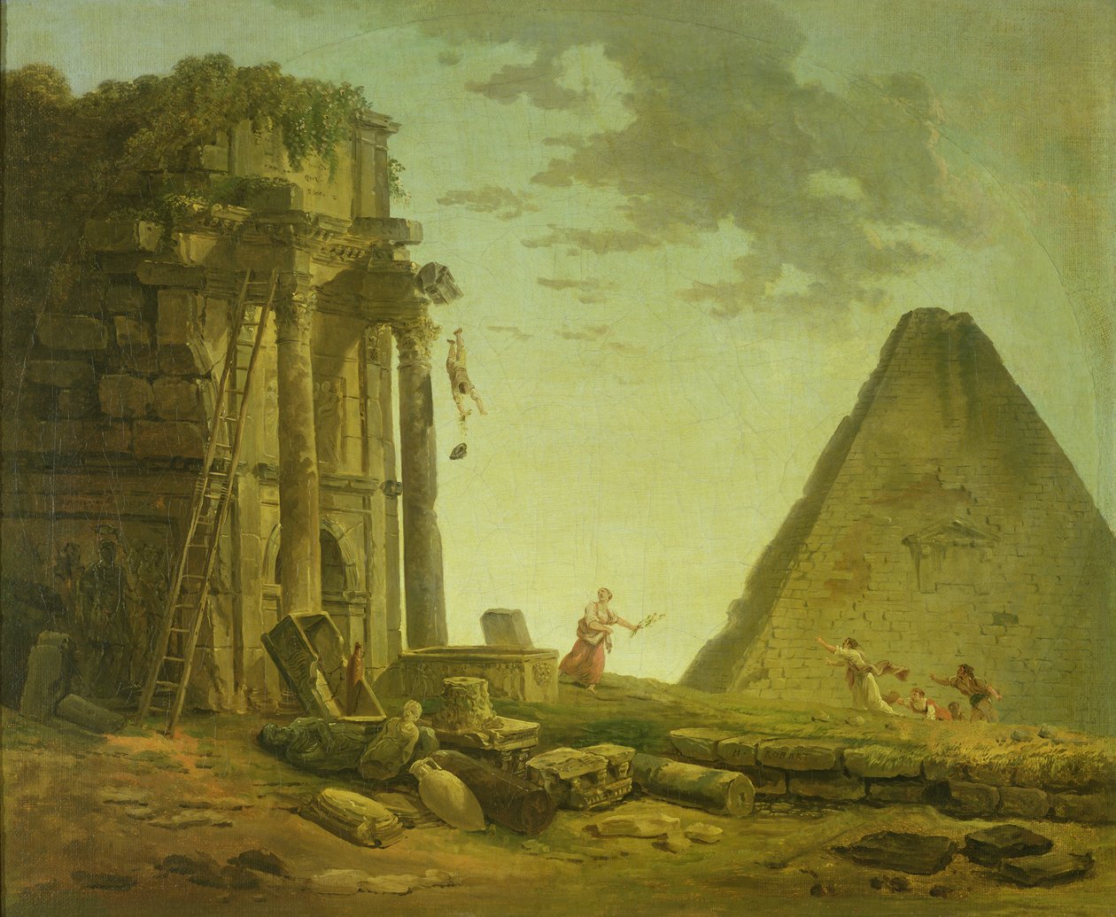 The Accident by Hubert Robert
