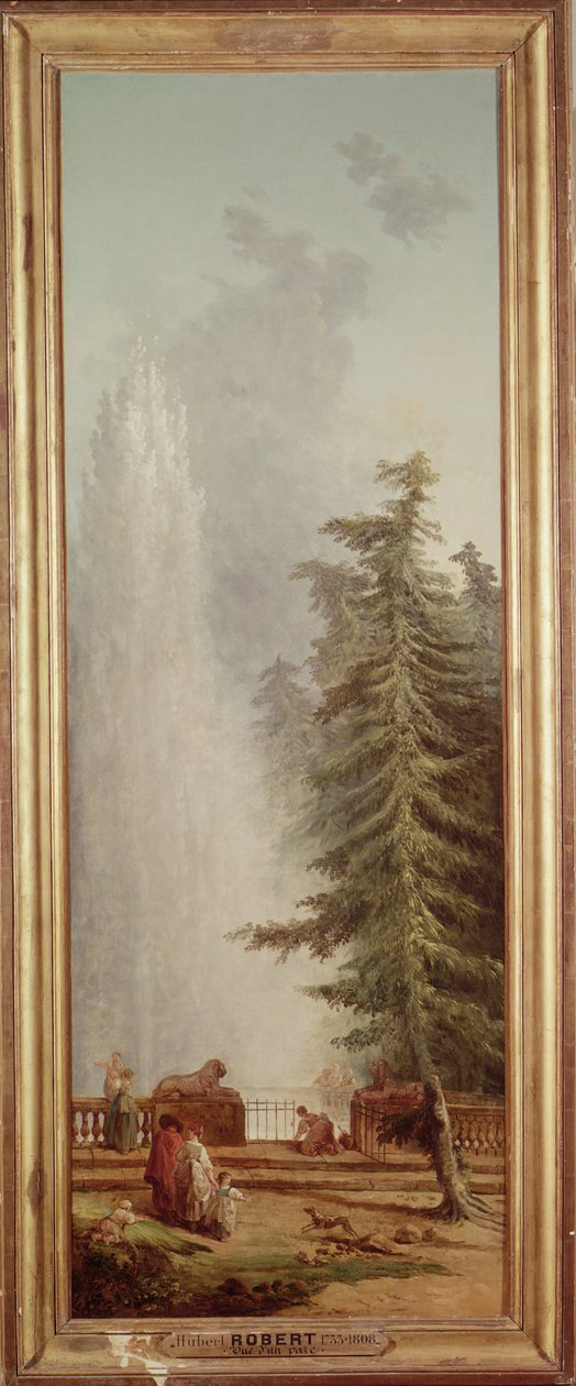 View of a Park, 1783 by Hubert Robert