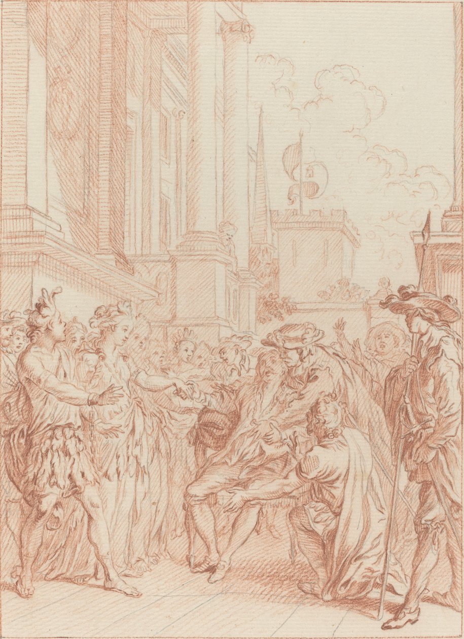 What then, true Christians would have so much virtue by Hubert Francois Gravelot