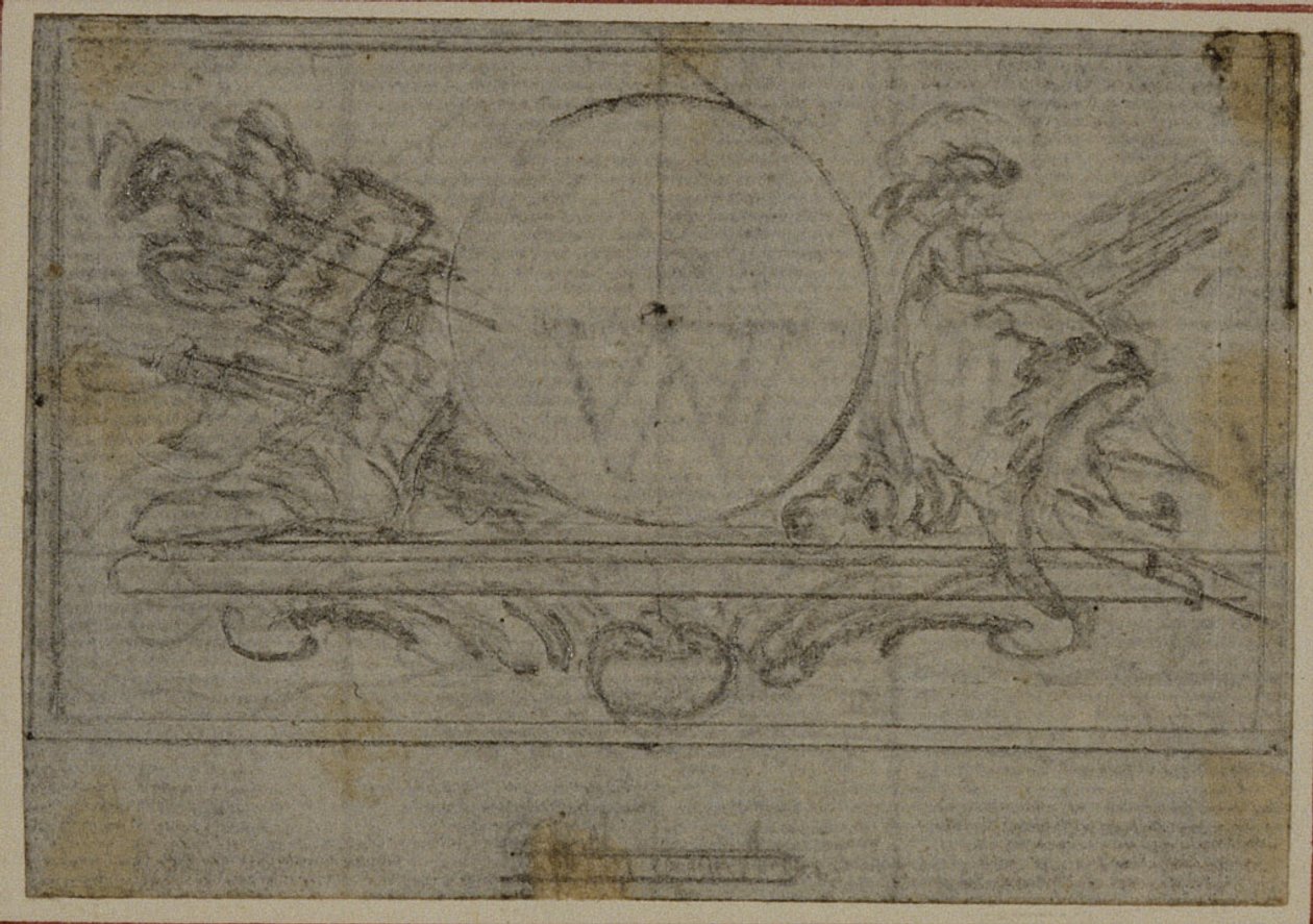 Study for En Tête Vignette in Tacitus "Tiberius, or The First Six Books of the Annals", Book VI by Hubert Francois Gravelot