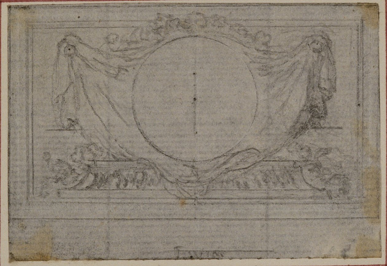 Study for Frontispiece in Tacitus "Tiberius, or The First Six Books of the Annals", Book V by Hubert Francois Gravelot