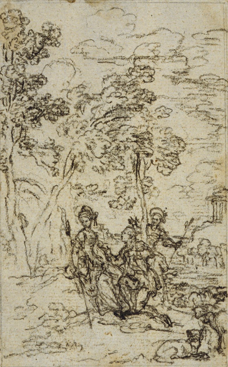Study for Vignette in Fontenelle