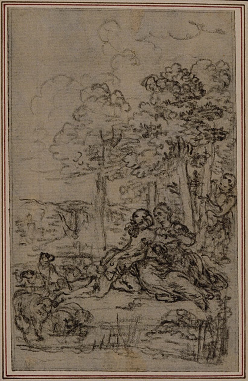 Study for Vignette in Fontenelle