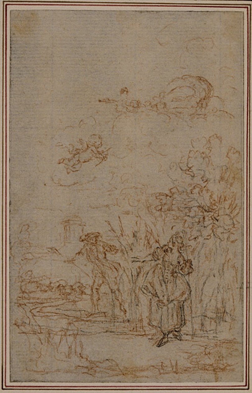 Study for Vignette in Fontenelle