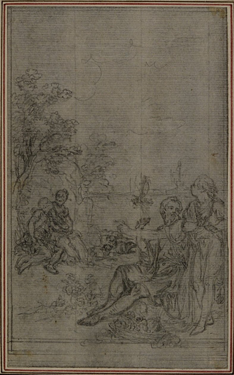 Study for the Vignette of Lucretius