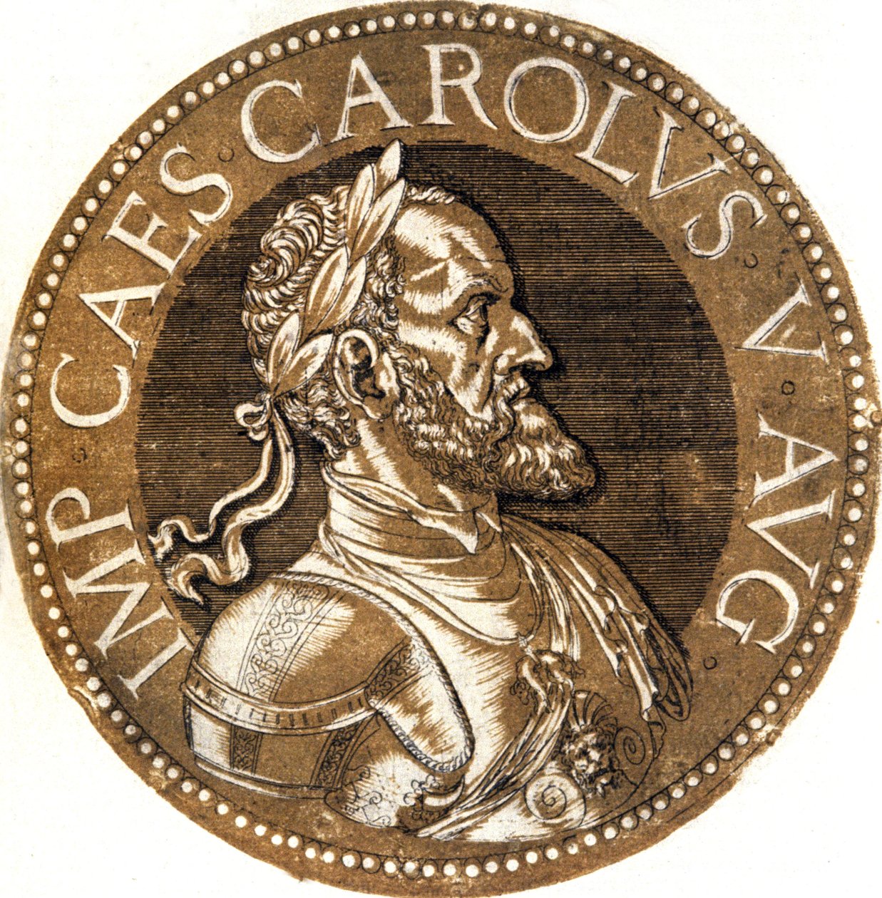 Charles V, Holy Roman Emperor by Hubert Goltzius