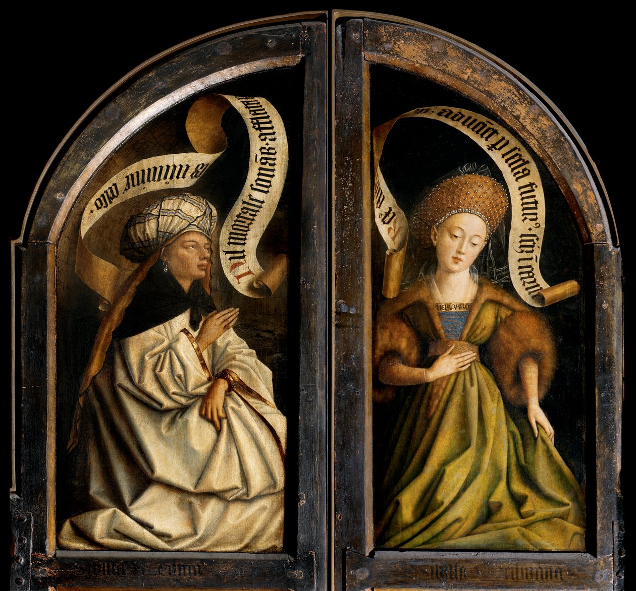 Erythraean Sibyl and the Cumaean Sibyl by Hubert & Jan van (1390 1441) Eyck