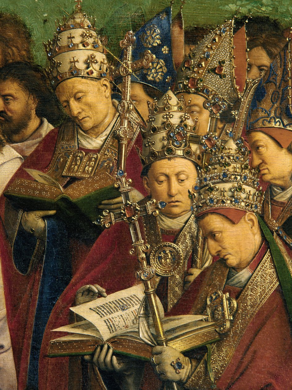 The Adoration of the Mystic Lamb (detail) by Hubert & Jan van (1390 1441) Eyck