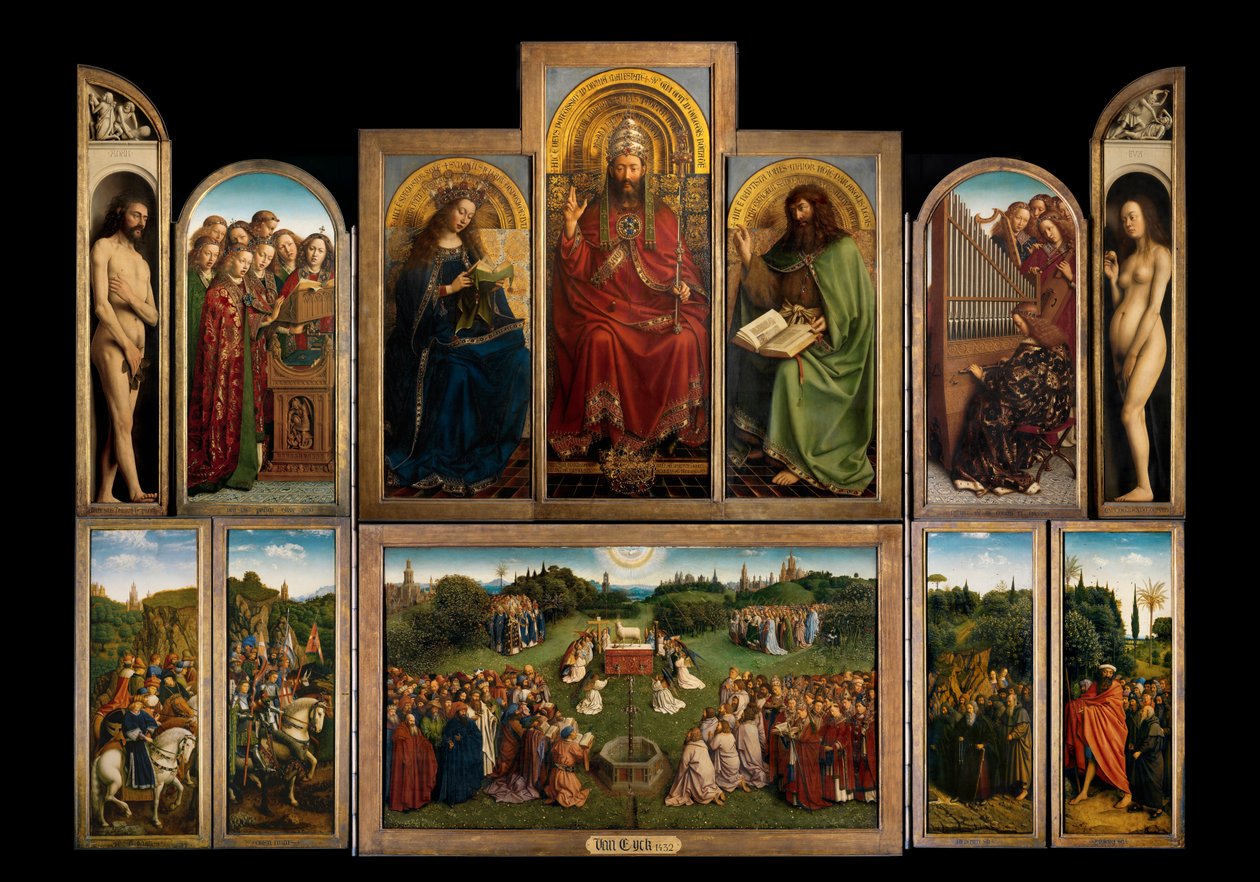 The Ghent Altarpiece by Hubert & Jan van (1390 1441) Eyck