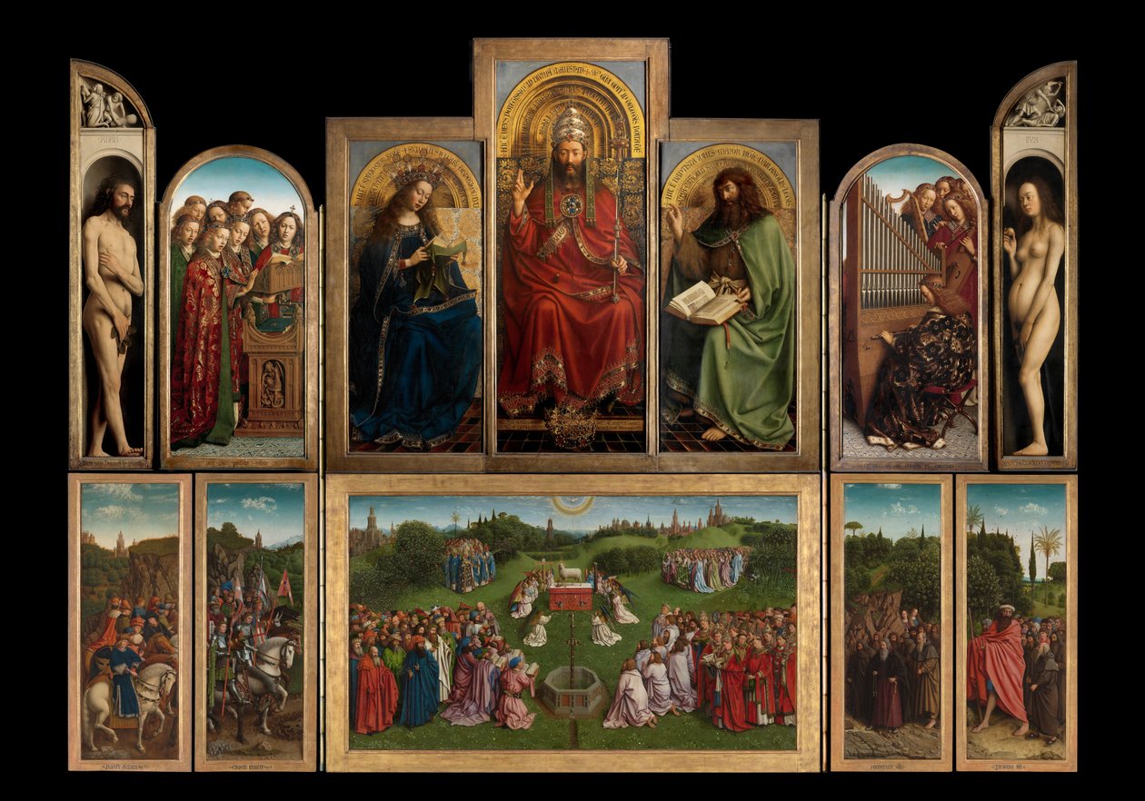 The Ghent Altarpiece by Hubert & Jan van (1390 1441) Eyck