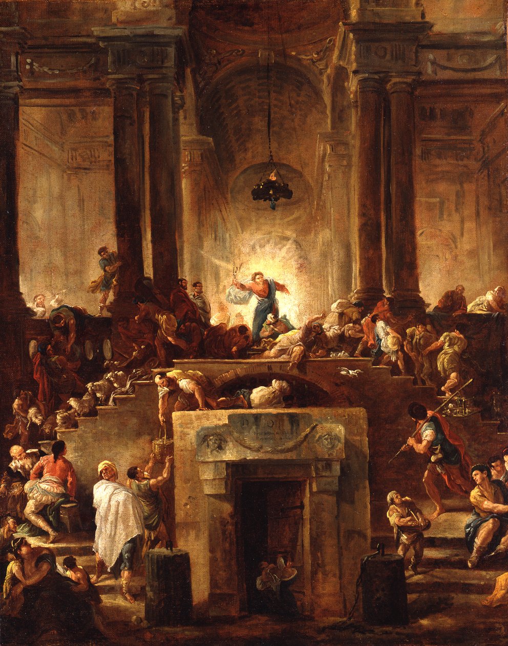 Christ Driving the Money Changers from the Temple by Hubert Robert