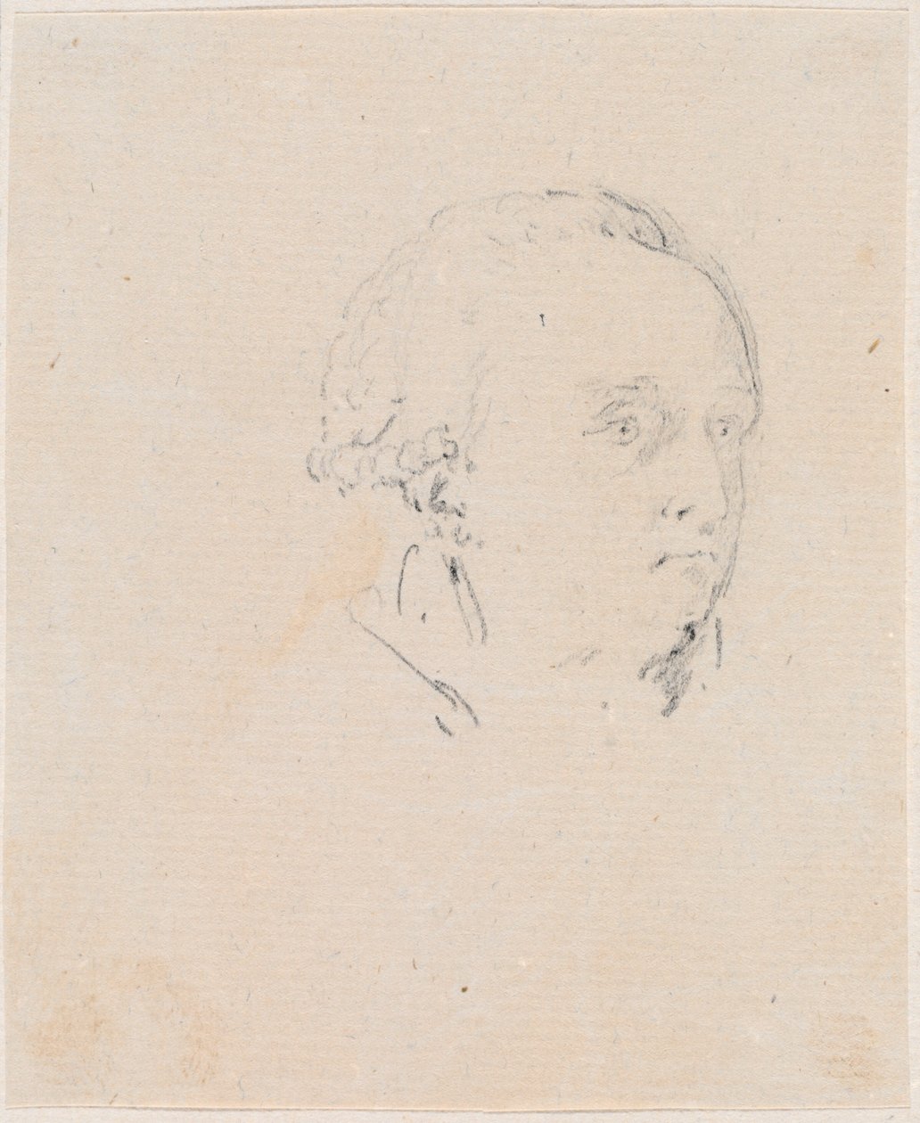 Head of a Man by Hubert Robert