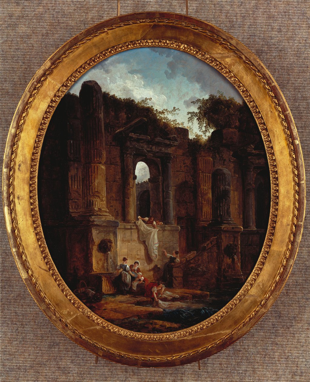Landscape with Ruins by Hubert Robert: Buy fine art prints