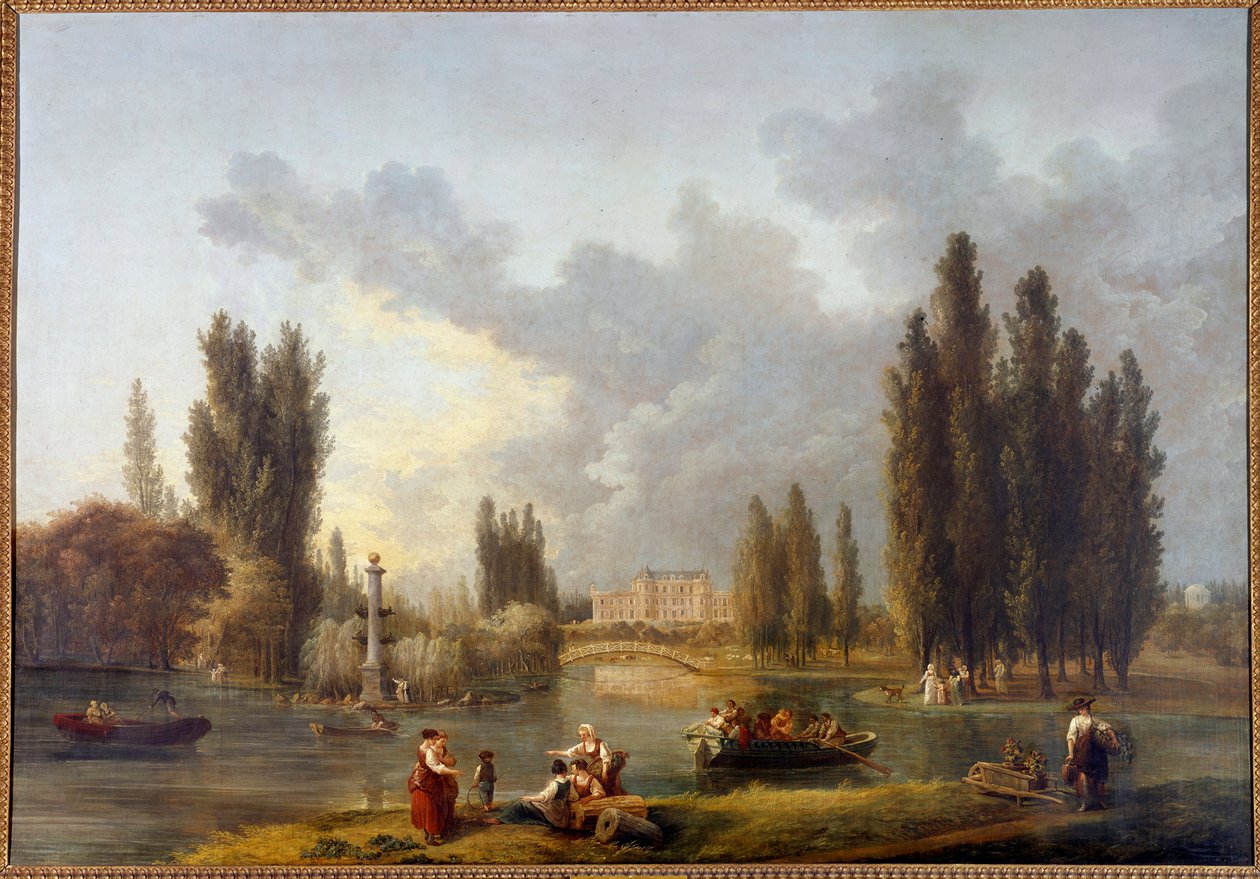 Le Chateau de Mereville by Hubert Robert