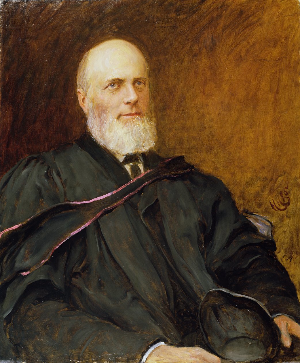 Alfred Robinson, Bursar of New College by Hubert von Herkomer