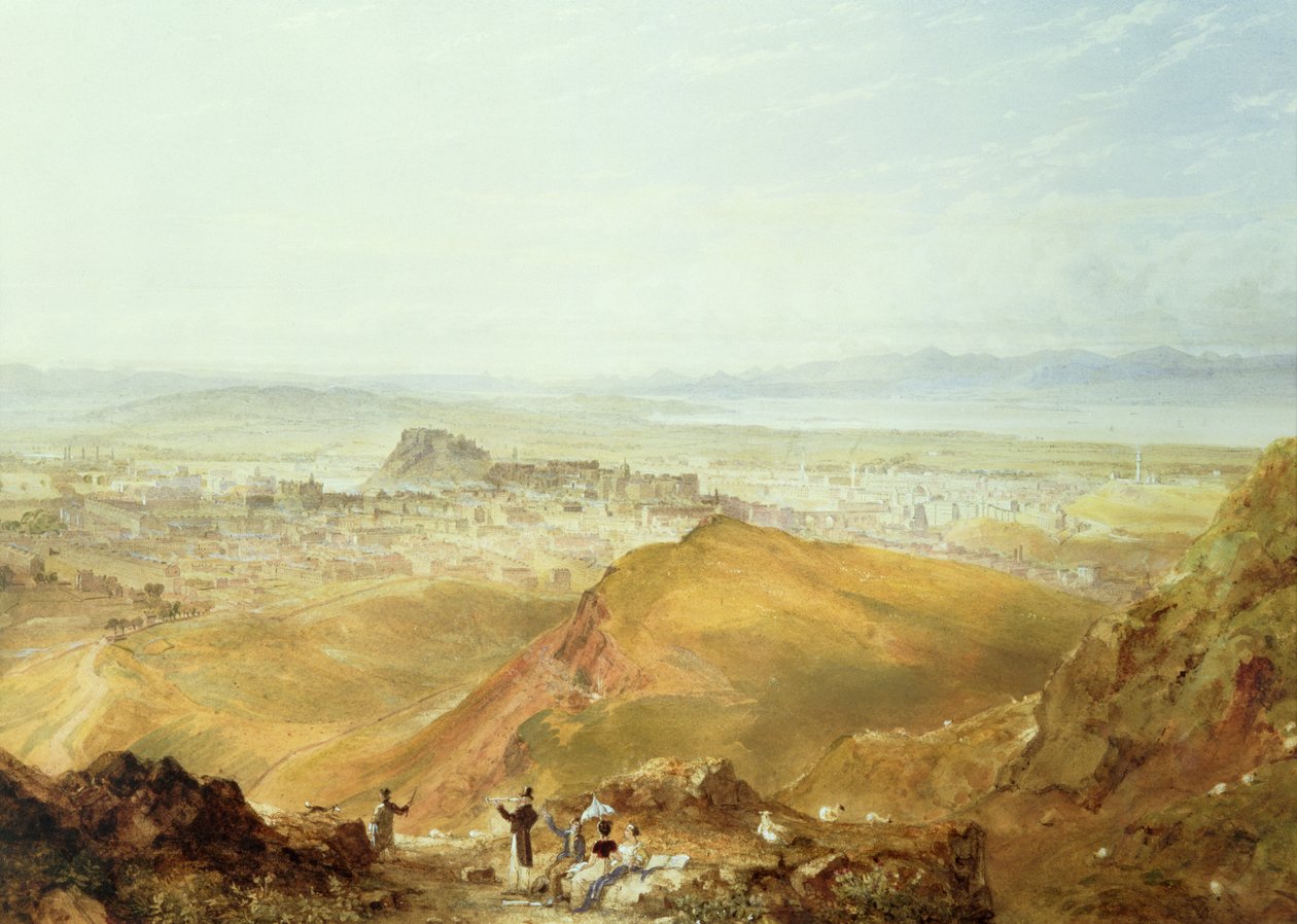 View of Edinburgh from Arthur